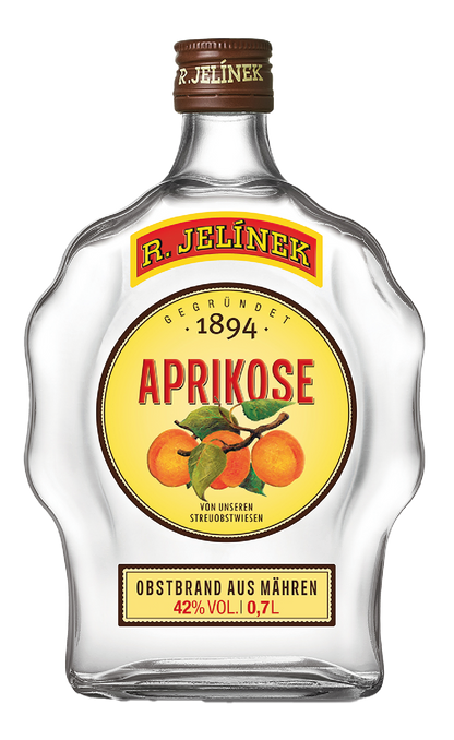 R.JELINEK Aprikose Obstbrand (Apricot Brandy) 42% Vol. 0,7l