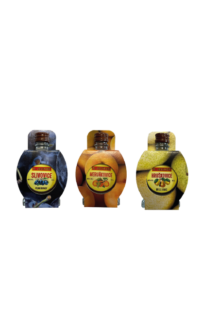 R.JELINEK Probier-Set – Drei feinste Obstbrände im Mini-Format